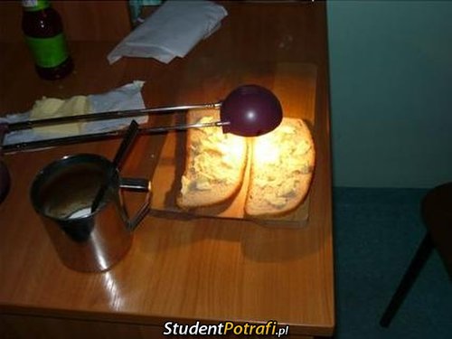 Student vs masło - 1:0 –  