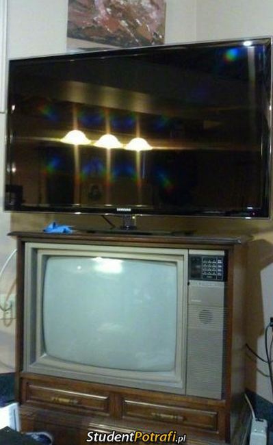 Mamy nowy telewizor, ale stary też się przydał –  