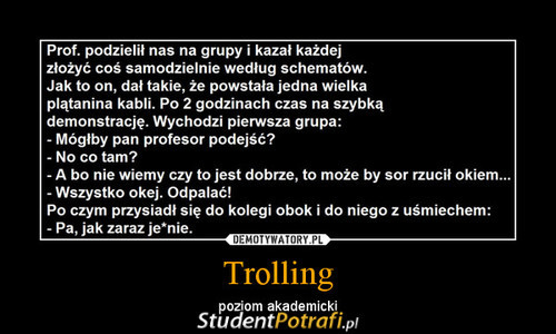 Profesor troll –  