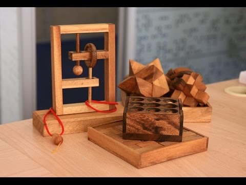Hipnotyczny drewniane puzzle –  