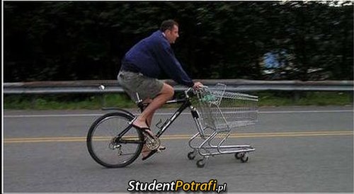 Typowy rower studenta –  