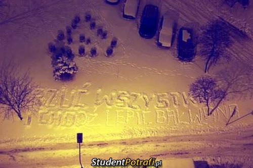 Zima u studentów –  