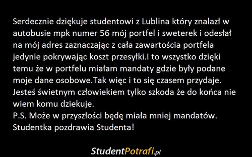 Student dobry człowiek –  