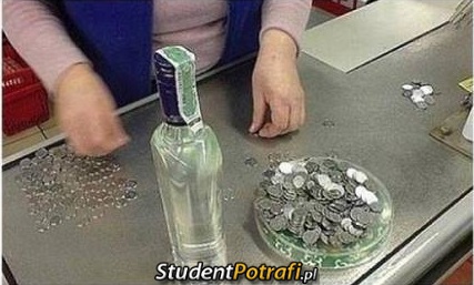 Kiedy studenci kupują wódkę –  